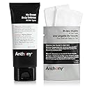 Anthony No Sweat Body Defenseand Shower Sheet Bundle - Anti-Chafing, Anti-Itch Cream-to-Powder - 3 Fl. Oz and 1 Shower Sheet, Protects Skin from