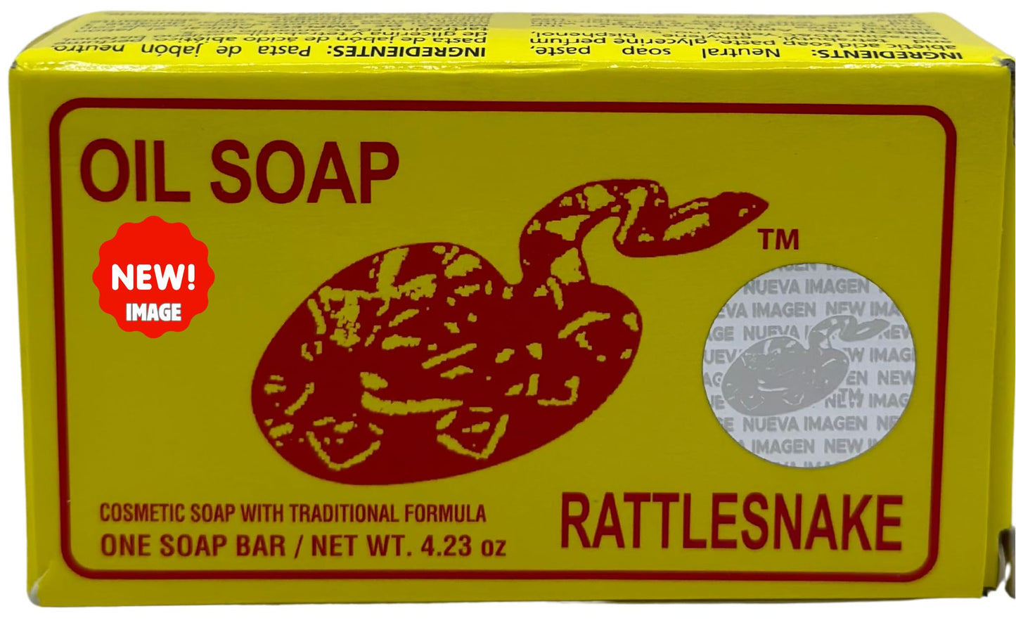 JABON DE ACEITE VIBORA DE CASCABEL Original (140g) / Original Rattlesnake soap (4.93 Oz) Pack of 6