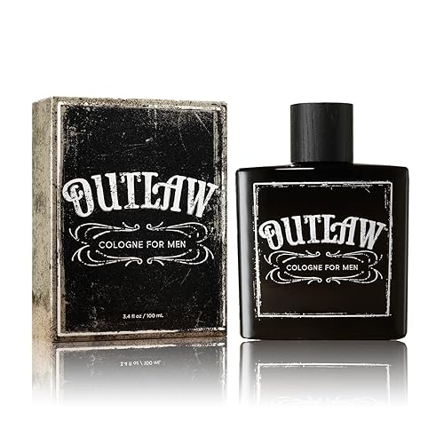 Outlaw Men’s Cologne by Tru Western - Refreshing Bergamot, Lavender and Fir Balsam for a Sensual Aroma - 3.4 oz