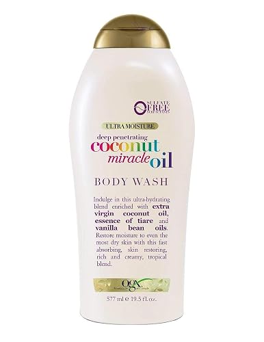Ogx Body Wash Coconut Oil Miracle 19.5 Ounce (577ml) (2 Pack)