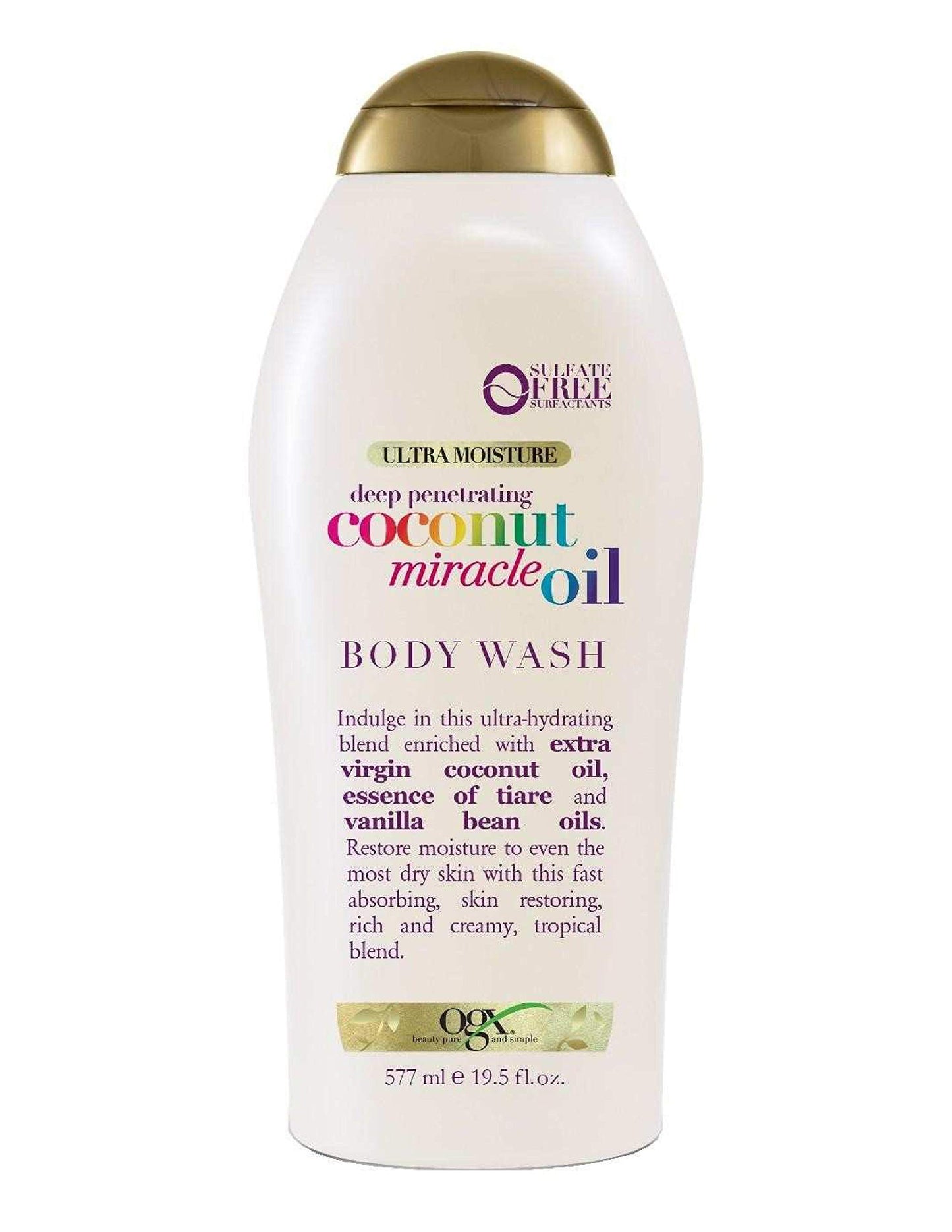 Ogx Body Wash Coconut Oil Miracle 19.5 Ounce (577ml) (2 Pack)