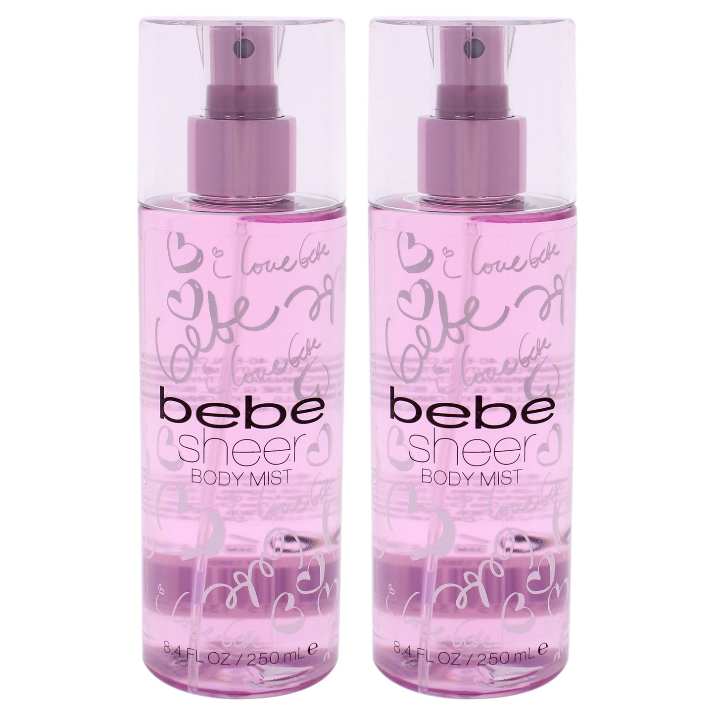 Bebe Sheer Body Mist - Body Spray for Women - Sensual and Flirtatious Women's Fragrance with Citrus Cocktail, Pink Peony, and Sandalwood Notes - 8.4