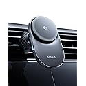 Baseus Qi2.2 Certified 25W for MagSafe Car Mount Charger, Ultra-Thin Fast Charging Wireless Charger Car Phone Holder, 360° Rotatable Magnetic Phone…