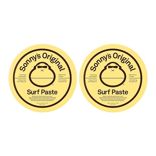 Sun Bum Sun Bum Texturizing Surf Paste Vegan and Cruelty Free Sea Salt Matte Styling Pomade for Men and Women 2 Pack