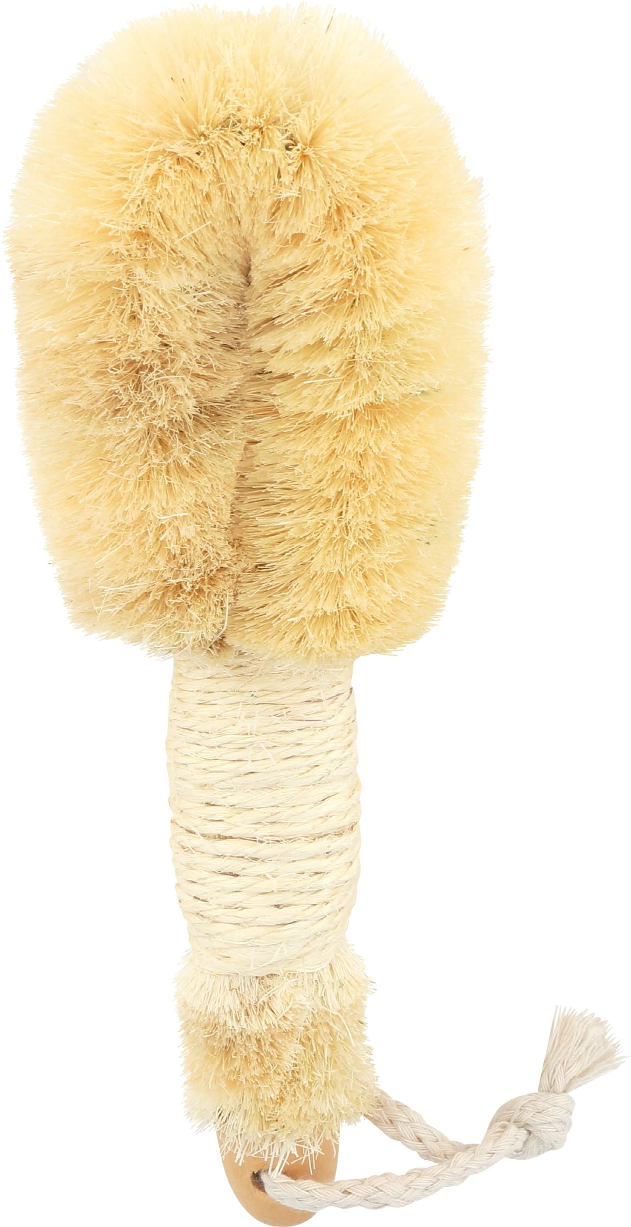 Baudelaire Sisal Bath Brush for Shower - 9 in - Traditional Japanese-Style Loofah Brush for Excellent Body Exfoliation - Essential Back Scrubber That