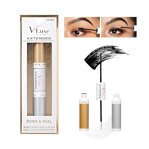 i•Envy DIY Eyelash Extension Bond & Seal Infused with Biotin & Vitamin E - Strong Gentle Comfortable Lash Adhesive for All Day Wear for Use
