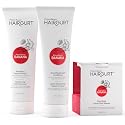 Hairgurt Strawberry Banana Smoothing Hair Care Set - Shampoo + Conditioner + Mask - Frizz Control for Color-Treated Hair - Natural & Sulfate-Free