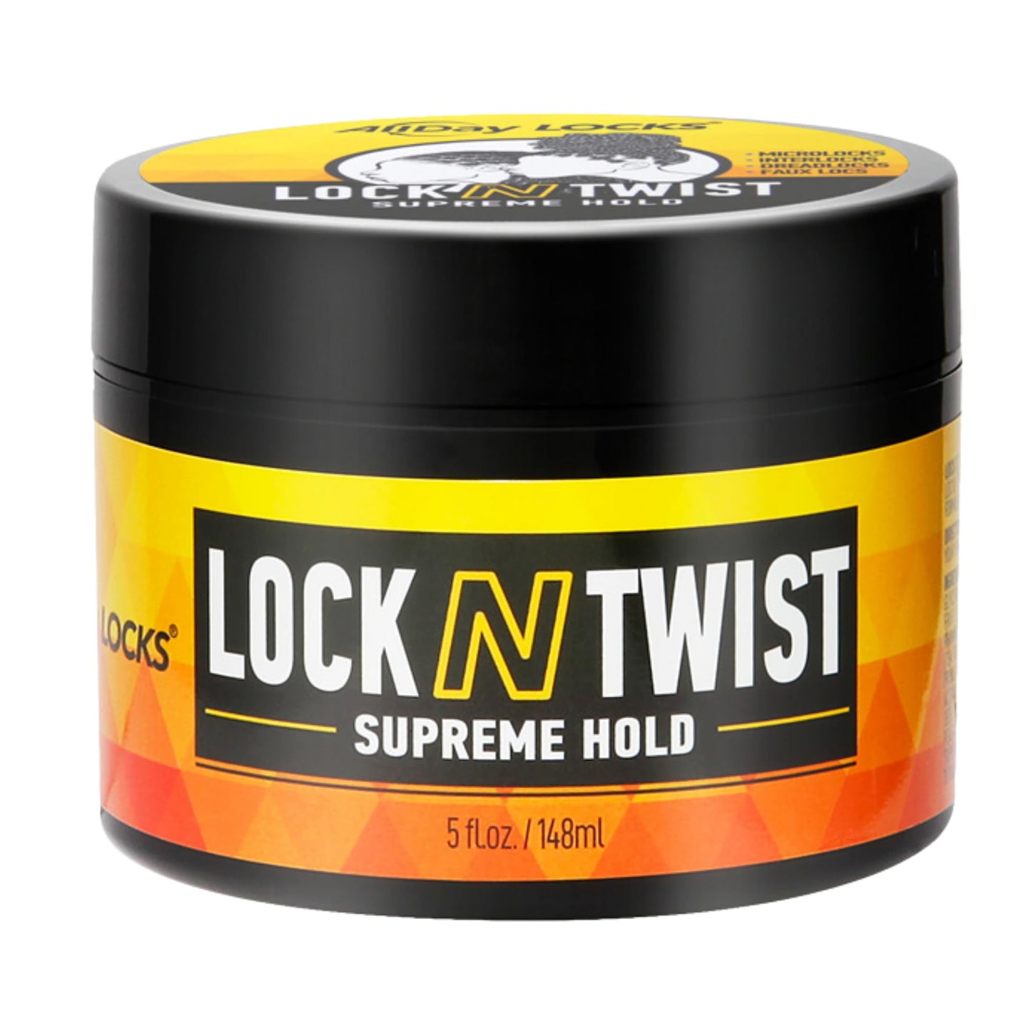 AllDay Locks Lock N Twist (5 oz) | Supreme Hold, No Frizz or Flaking | Hydrating, Nourishing Locking Gel | Grape & Avocado-Infused | Lock & Twist