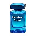 Perry Ellis Aqua Eau De Toilette Spray for Men - Mens Cologne, Long Lasting Perfume, EDT, Fragrance with Notes of Bergamot, Wood Notes & Musk - 3.4 fl