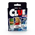 Hasbro Gaming Clue Card Game, 3-4 Player Strategy Game, Fun Summer Activities, Vacation Travel Essentials, Ages 8+