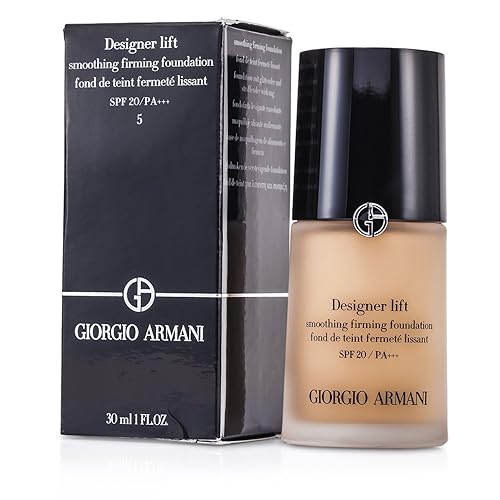 Giorgio Armani Designer Lift Smoothing Firming Foundation SPF 20, No. 5, 1 Ounce