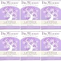 Dr. Woods Exfoliating Lavender Bar Soap with Organic Shea Butter, 5.25 oz (Pack of 6)