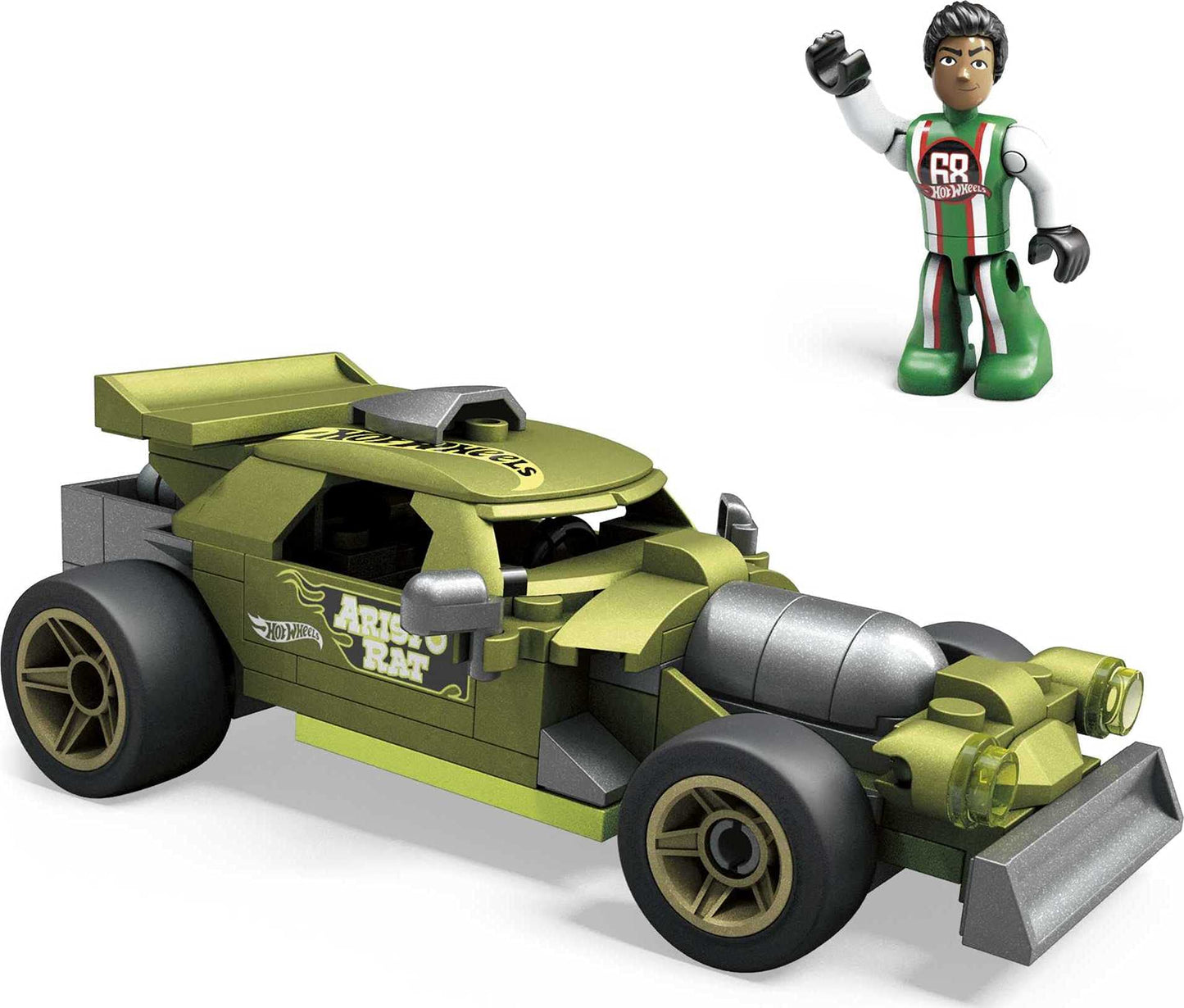 Hot Wheels Mega Construx Aristo Rat Construction Set, Building Toys for Kids