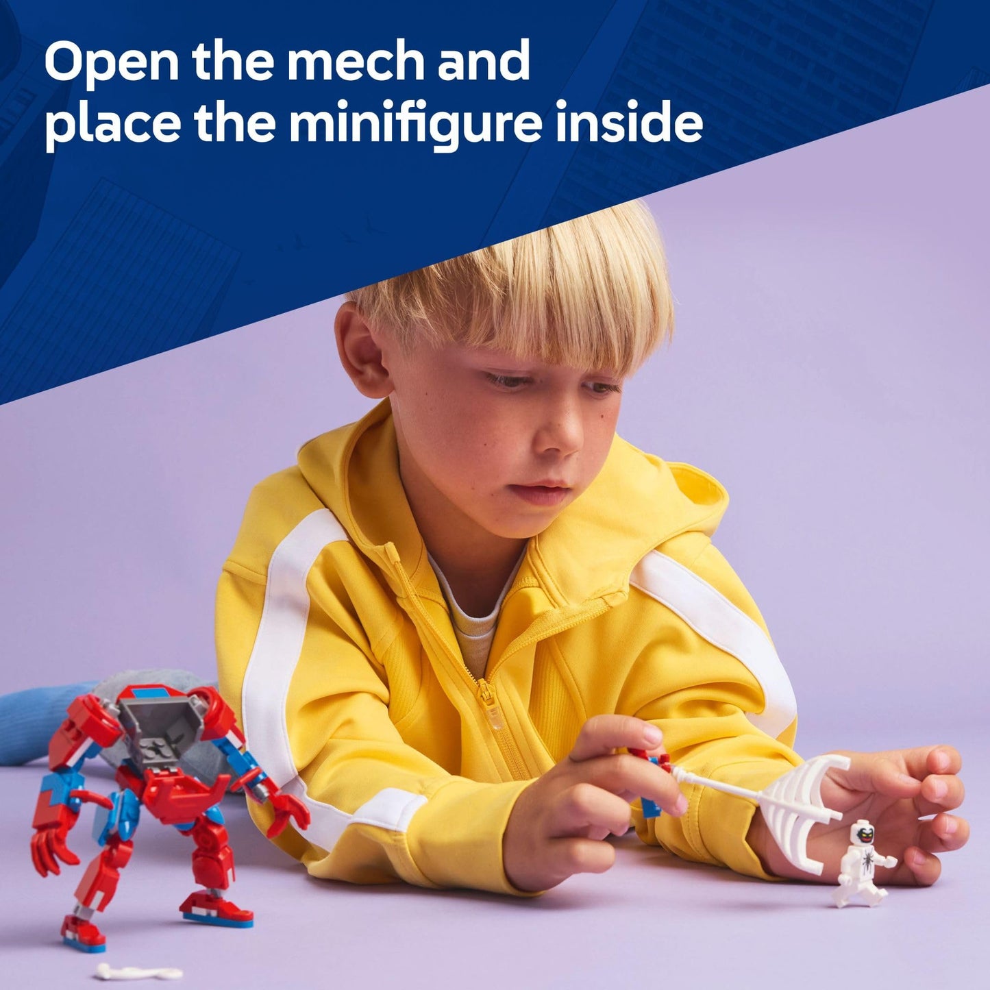 LEGO Marvel Spider-Man Mech vs. Anti-Venom 76308, Buildable Action Figure Set, Superhero Toy & Birthday Gift for Kids Ages 6+