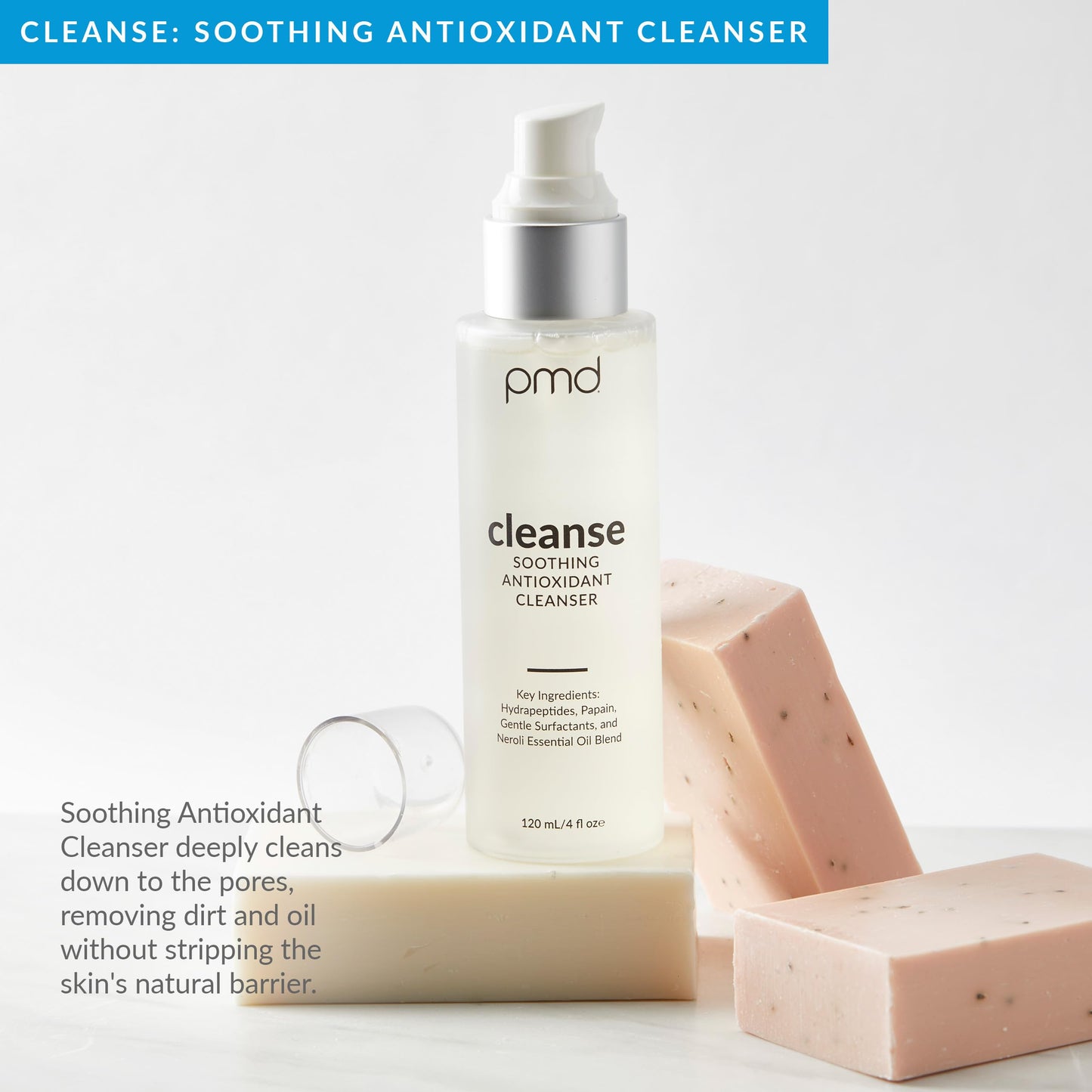 PMD Cleanse: Soothing Antioxidant Cleanser, 4 Fl Oz (Pack of 1)
