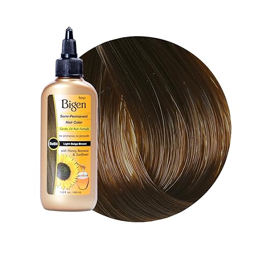 Bigen Semi-Permanent Haircolor #Lb4 Light Brown 3 Ounce (88ml)
