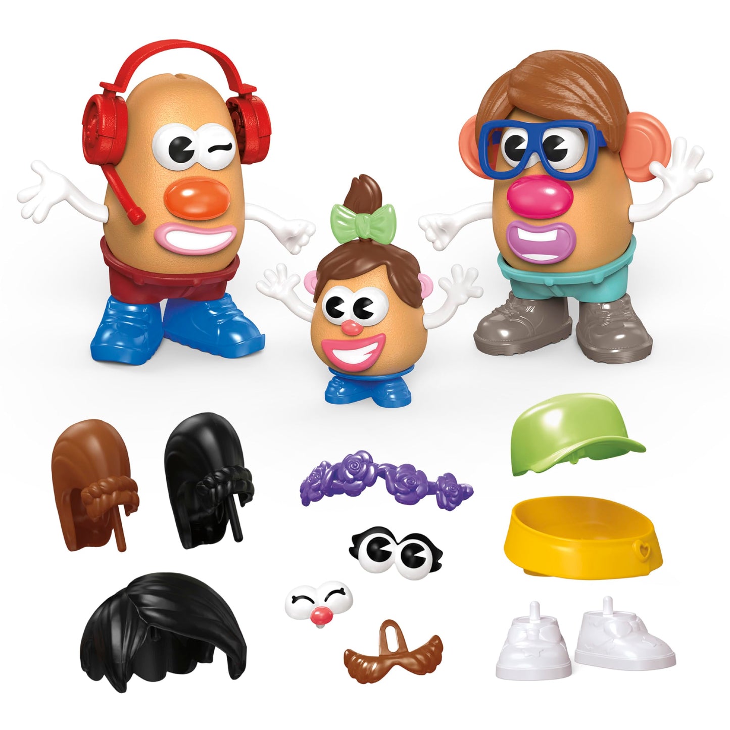 POTATO HEAD Create Your Family Set, 44 Pieces, Creative Toddler & Preschool Toy for Kids Ages 2+, Amazon Exclusive