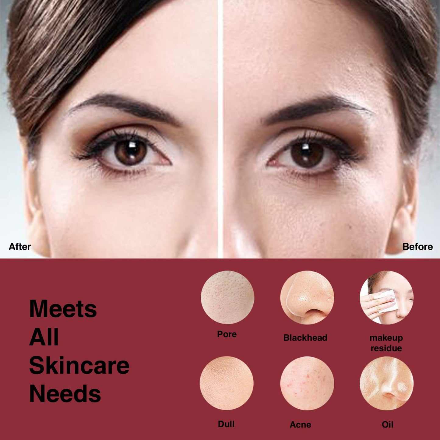 Face Scrubber, NågraCoola CLIE Facial Cleansing Brush, Waterproof and Rechargeable Face Scrub Brush for Men & Women, Cleansing