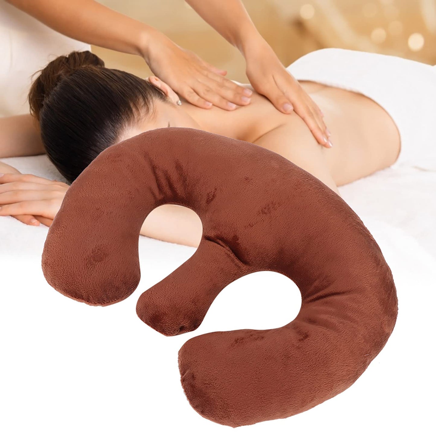 Beauty Salon Chest Pillow Chest Pad Beauty Lying Pillow Spa Massage Fumigation Physiotherapy Postpartum Repair Milk Special (Dark Coffee) Beauty and Personal Care HEITIGN