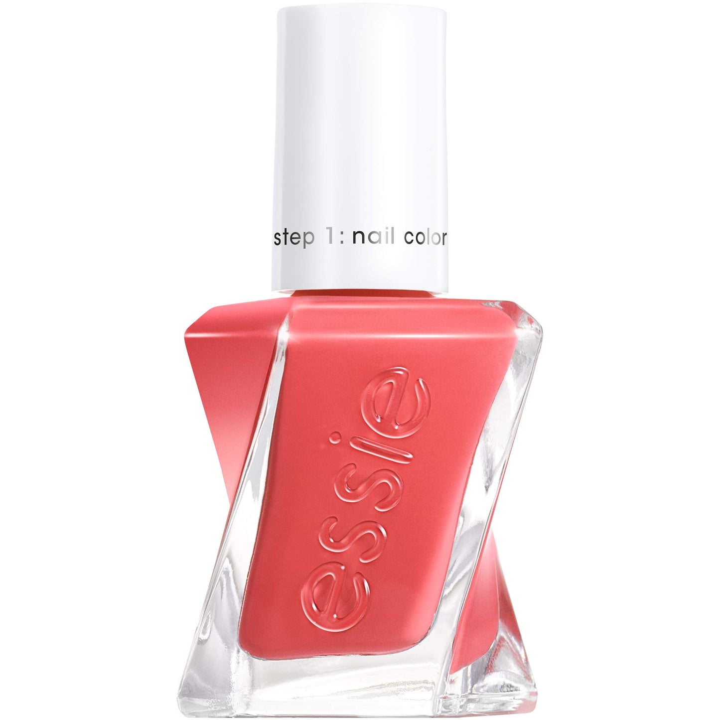 essie Gel Couture Longwear Nail Polish, Summer 2020 Sunset Soiree Collection, Blazing Orange-red Nail Color With A Cream Finish, sunset soiree, 0.46