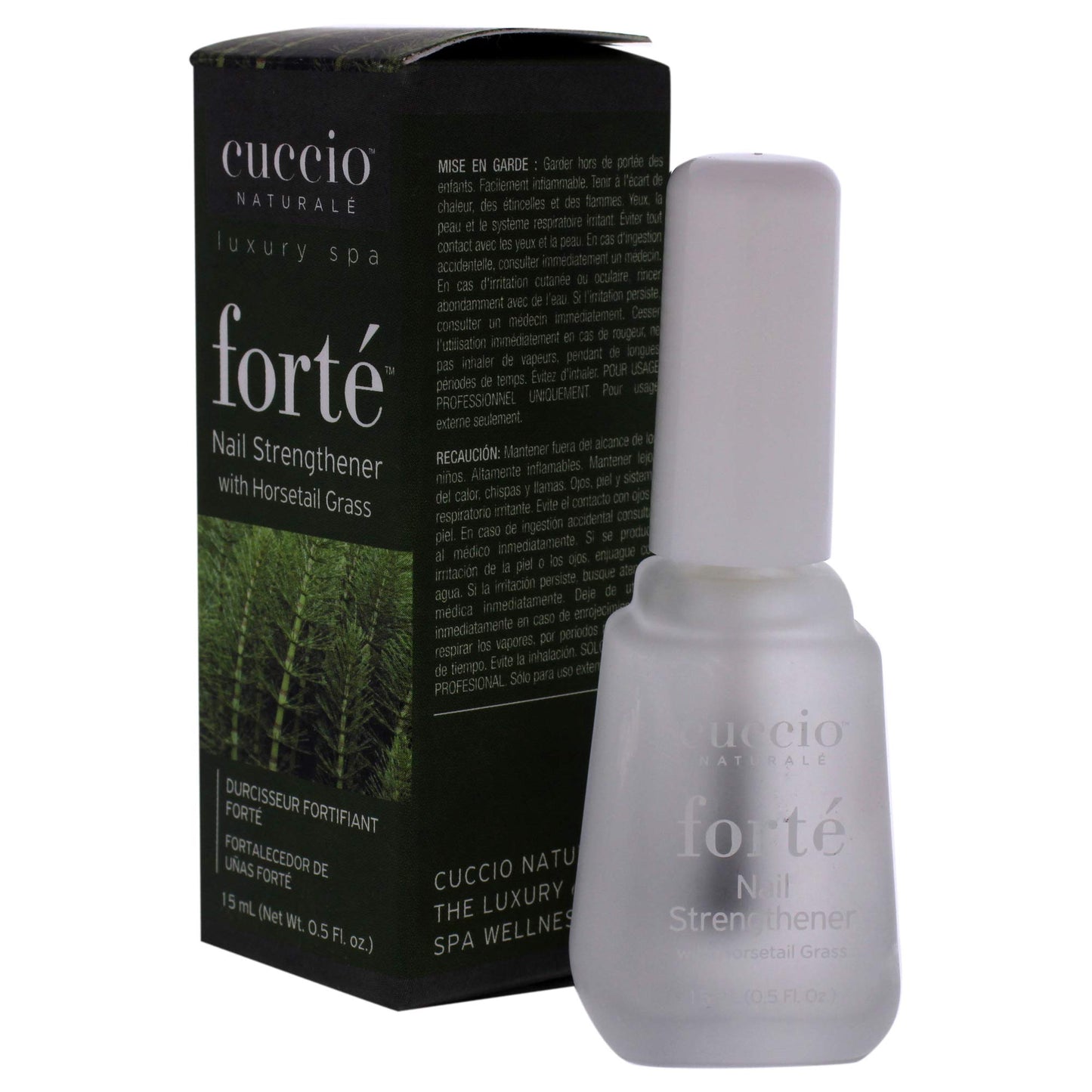 Cuccio Naturale Forte Nail Strengthener Treatment - With Horsetail Grass - Protects Against Cracking, Splitting And Breakage - Nutrient Rich Formula