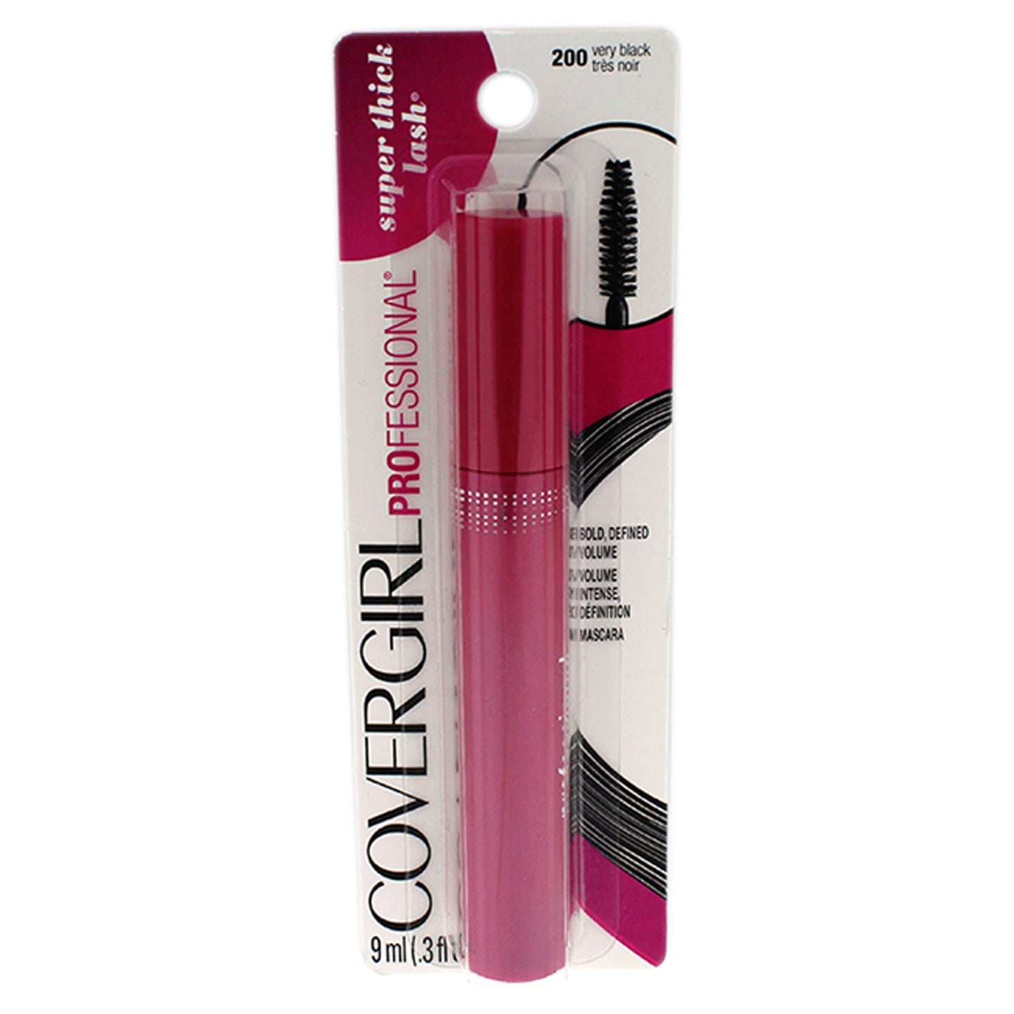 Covergirl Professional Super Thick Lash Mascara, Very Black, 0.3 Fluid Ounce