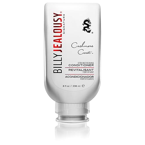 Billy Jealousy Cashmere Coat Hair Conditioner for Men, Strengthening & Hydrating Conditioner Infused with Peppermint, Lemon Fruit & Swertia Extract