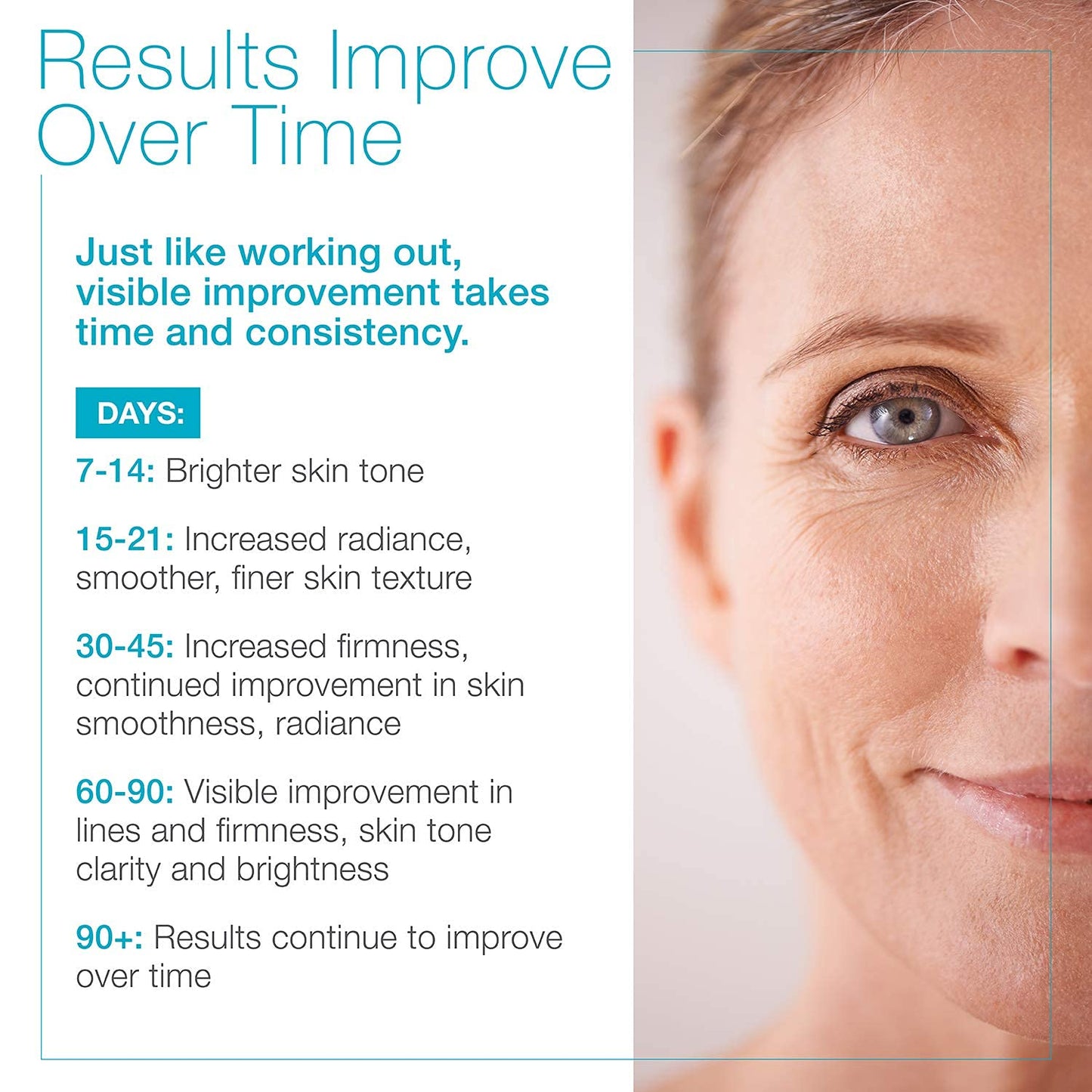 MD Complete Total Eye Treatment | Anti-Aging Hydrating Skin Renewal Eye Treatment | with Peptides, Vitamins C & E and Hyaluronic Acid for Wrinkles