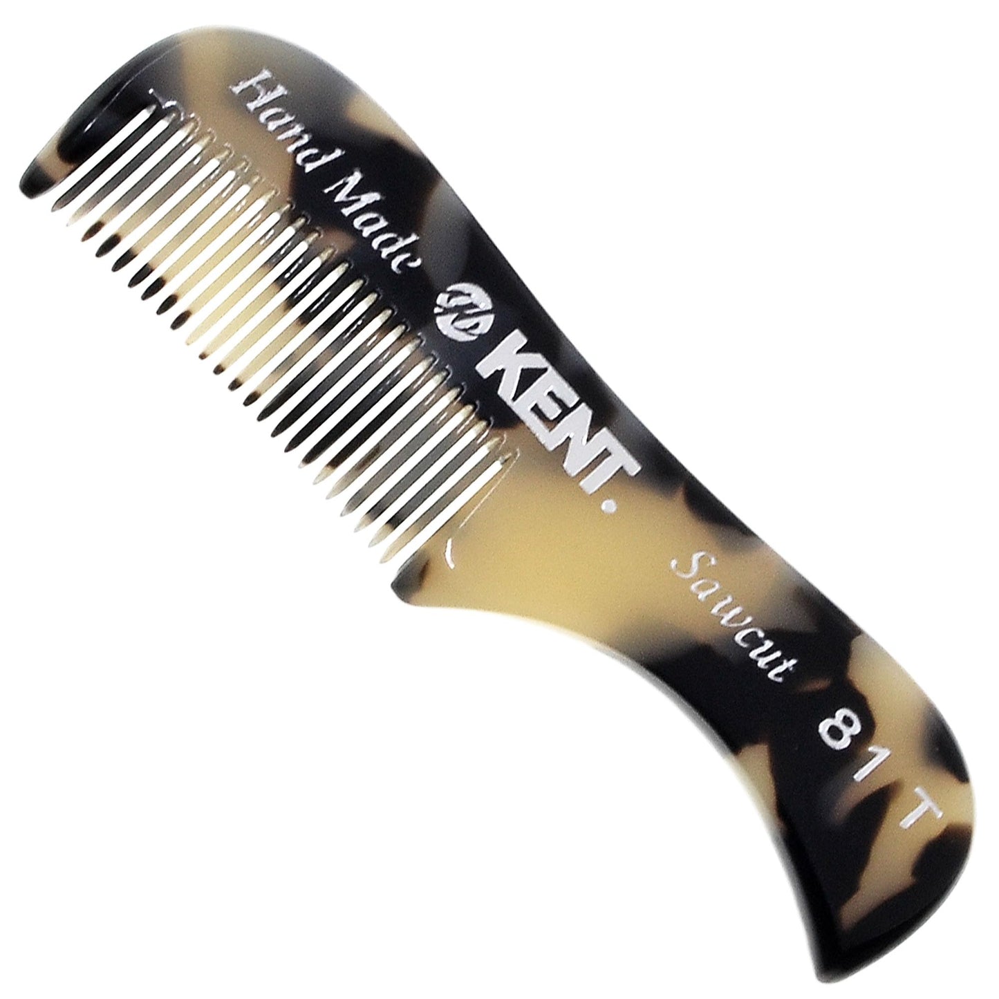 Kent A 81T TW X-Small Mini Comb for Men's Beard and Mustache, Fine Toothed Pocket Comb for Facial Hair Grooming and Styling. Hand-Made of Quality Beauty and Personal Care KENT