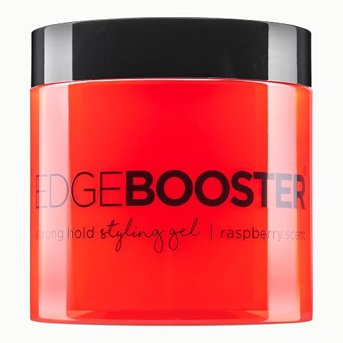 Style Factor EDGE BOOSTER® Strong Hold Styling Gel | Alcohol-Free Hair Gel with Camellia Sinensis Seed Oil for Curly, Wavy & Sleek Styles | Frizz