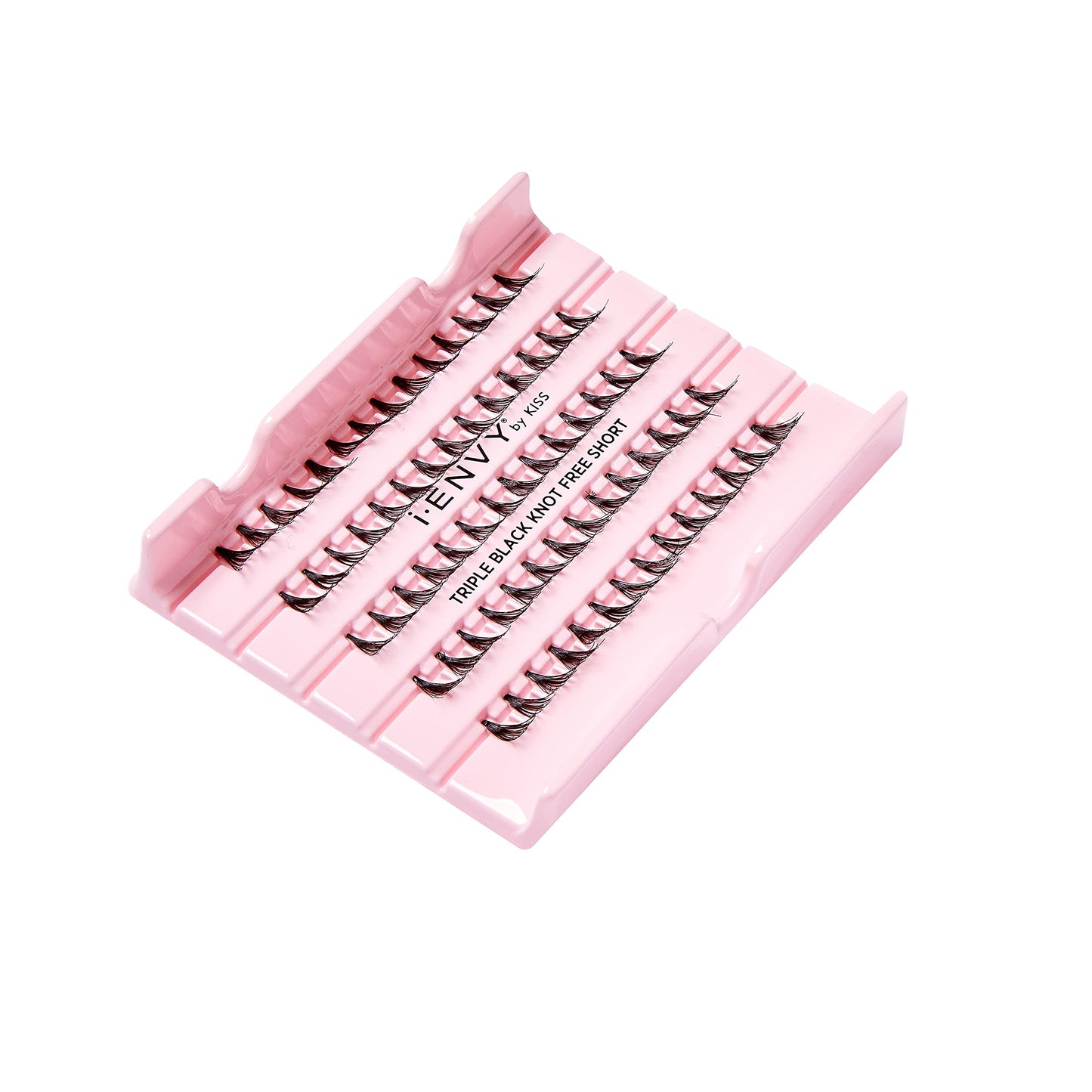 iENVY by KISS Triple Black Knot Free Individual Lashes (Short) 3 Pack 3X More Volume