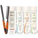 KERATIN FORTE Extra Strength Brazilian Keratin Hair Treatment Professional 300ml Set Including Moisturizing Shampoo, Moisturizing Conditioner