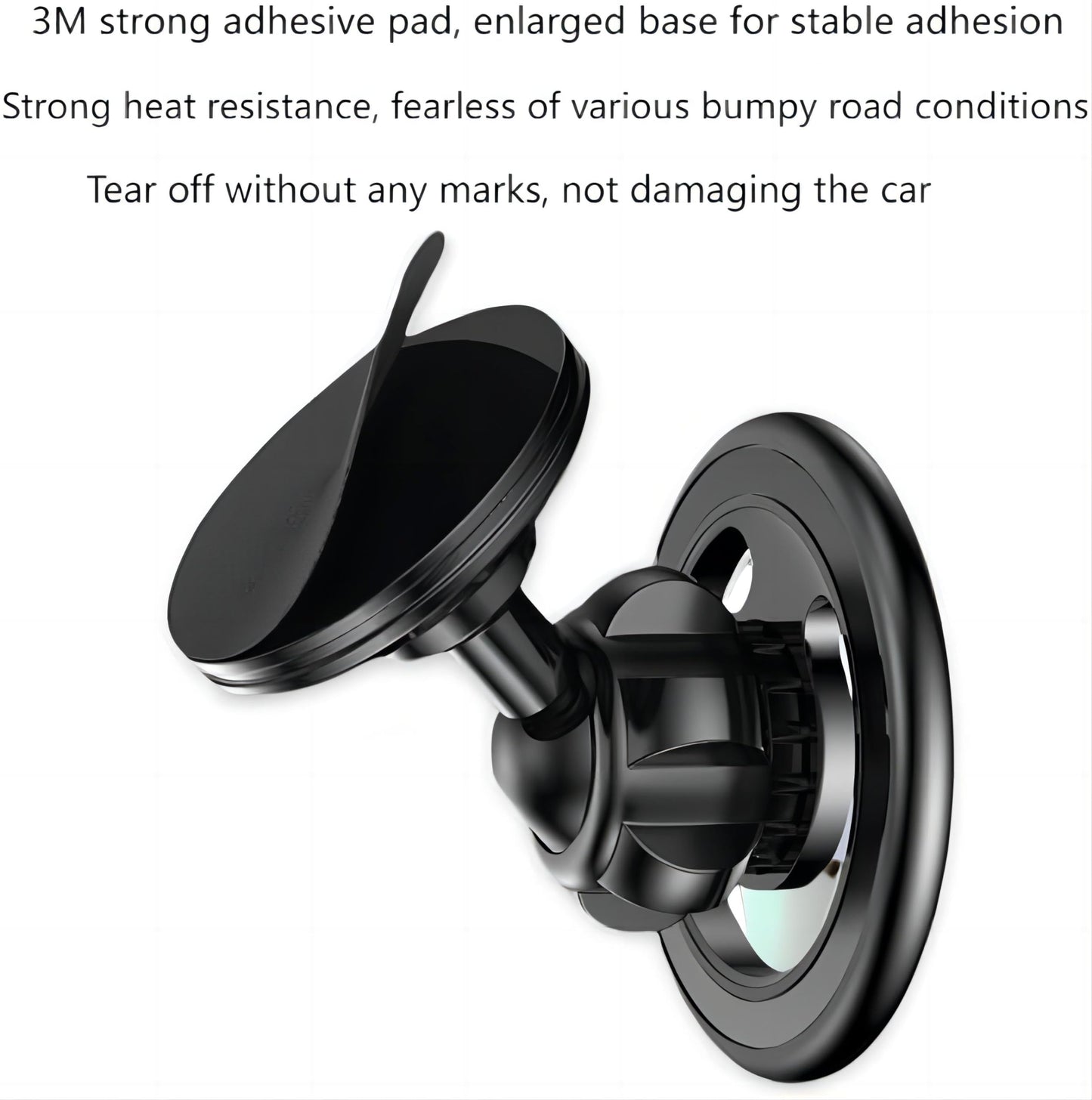 LXQTAO Car Mount Holder - New Magnetic Phone Stand, Rotatable Dashboard Black, Compatible with 12/13 Series Phones, Universal for 4.7-7.2 Inch Phones…