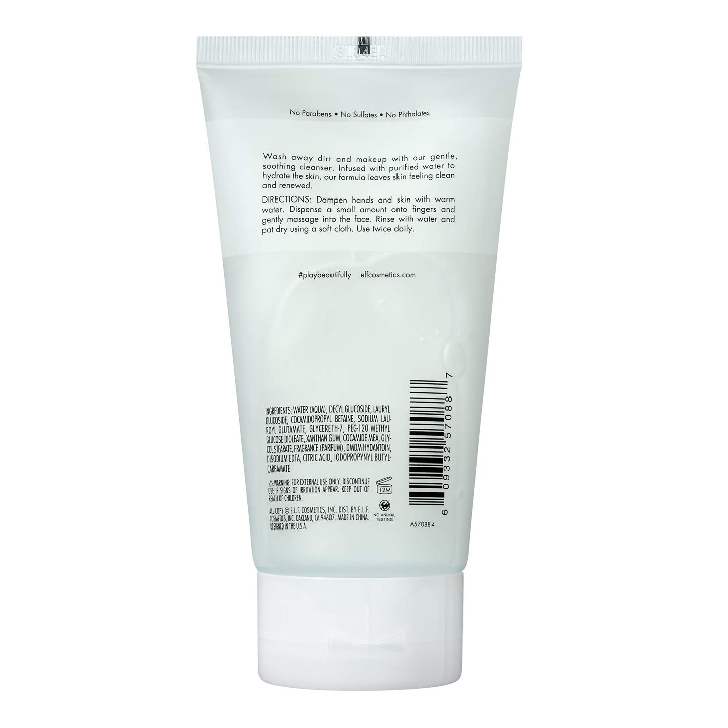 e.l.f. Daily Face Cleanser, Lightweight, Hydrating, Skin-Brightening, Removes Dirt, Impurities and Makeup, Cleanses, Moisturizes, Gentle, Effective