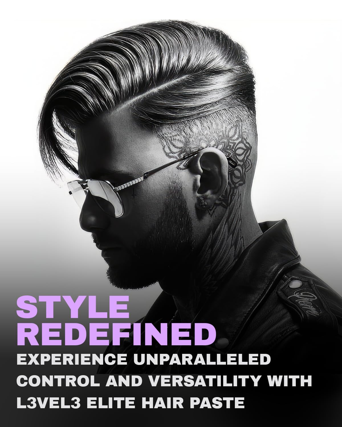 L3 - Level 3 Paste - Long-Lasting Hold - Improves Strength and Volume of Hair - Protects Against Hair Damage - Level Three Men Styling Product (150