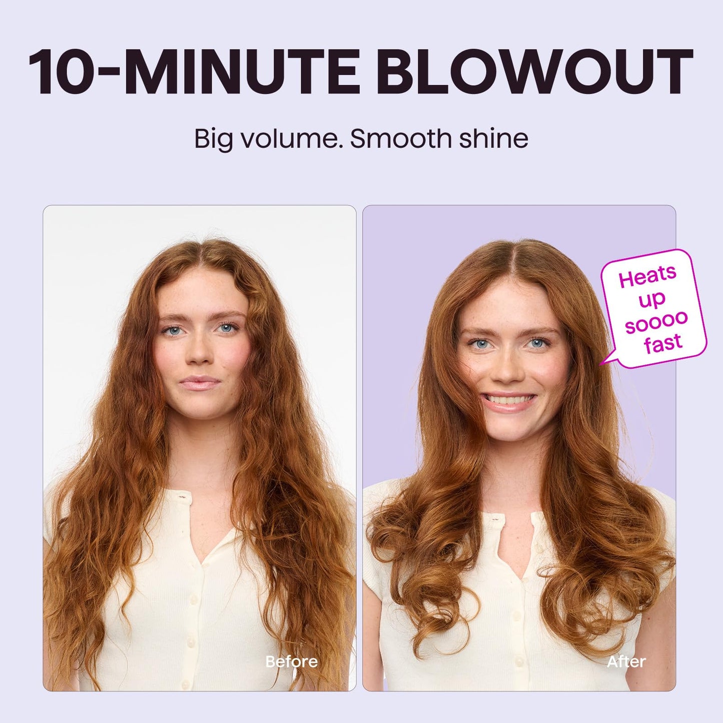 Wavytalk Thermal Brush Blowout Boost Grande 1.77? Big Bouncy Blowout Waves Beauty and Personal Care wavytalk