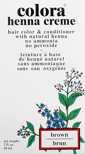 Colora Henna Creme Hair Color Brown 2oz (3 Pack)