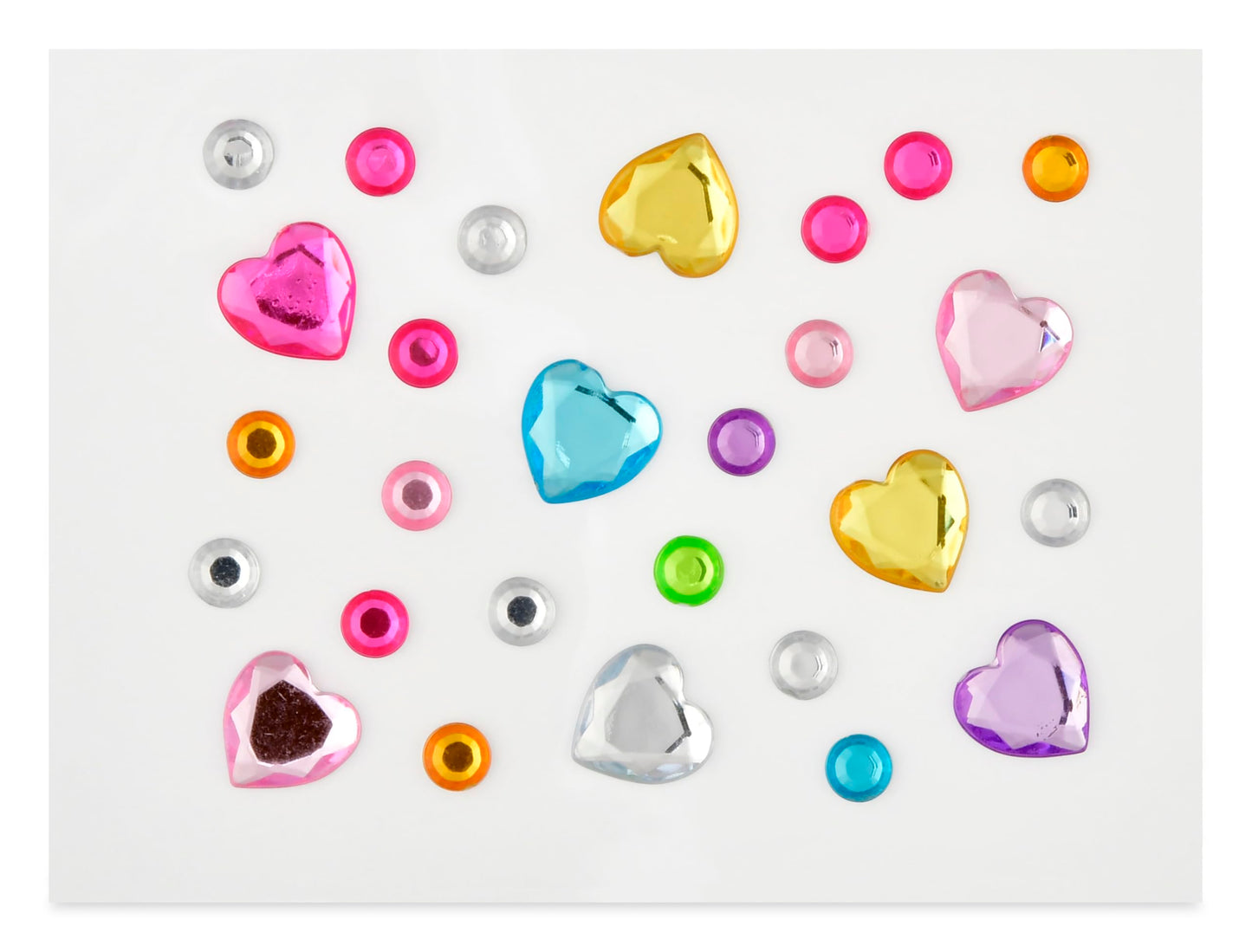 iscream Happy Heart 27 Piece Face and Body Gem Sticker Set
