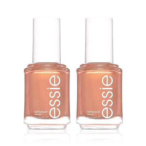 essie fall trend 2019, nail polish, peach polish, pearl finish, home grown, 0.46 oz (pack of 2) Beauty & Personal Care essie
