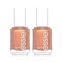 essie fall trend 2019, nail polish, peach polish, pearl finish, home grown, 0.46 oz (pack of 2) Beauty & Personal Care essie