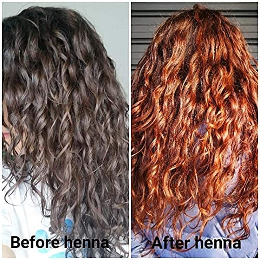 Henna Cosmetics Henna Hair & Beard Dye for Men, Brown Red, 100g