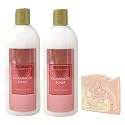Bath & Body Works Champagne Toast 2 Pack Moisturizing Conditioner Bundle with a Himalayan Salts Springs Sample Soap