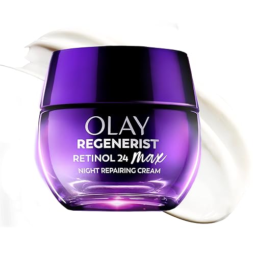 Olay Retinol Night Cream for Women, MAX, Anti-Aging Face Moisturizer, Fragrance-Free, Gift for Women, Non Greasy - Anti-Wrinkle, Hydrating Skin Care