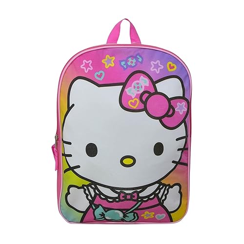Fast Forward Hello Kitty 15" Backpack with Plain Front