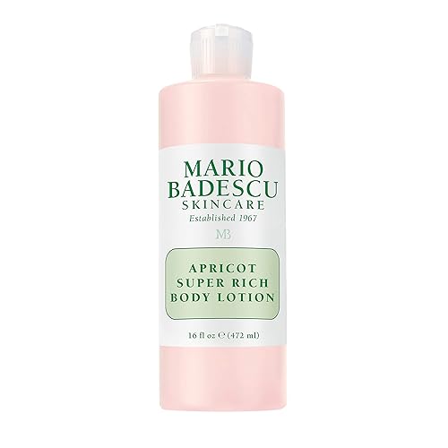 Mario Badescu Apricot Super Rich Body Lotion Enriched with Vitamins A and E - Delicately Scented Lotion with Nourishing, Skin-Softening Formula