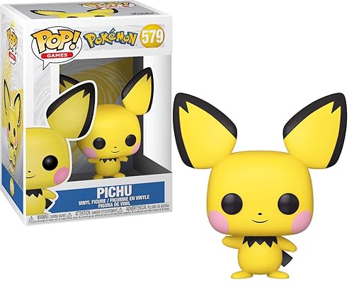 Funko Pop! Games: Pokemon - Pichu, Multicolor,3.75 inches