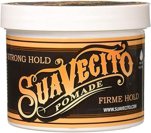 Suavecito Strong Hold Hair Pomade For Men, 32 oz - Medium Shine Water Based Wax Like Flake Free Hair Gel - Easy To Wash Out - All Day Hold For All