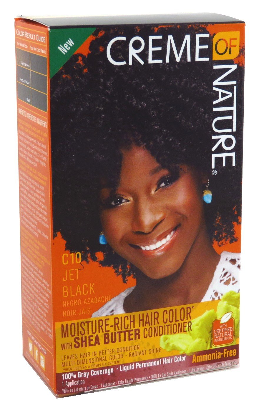 Creme Of Nature Color C10 Jet Black Kit (3 Pack)