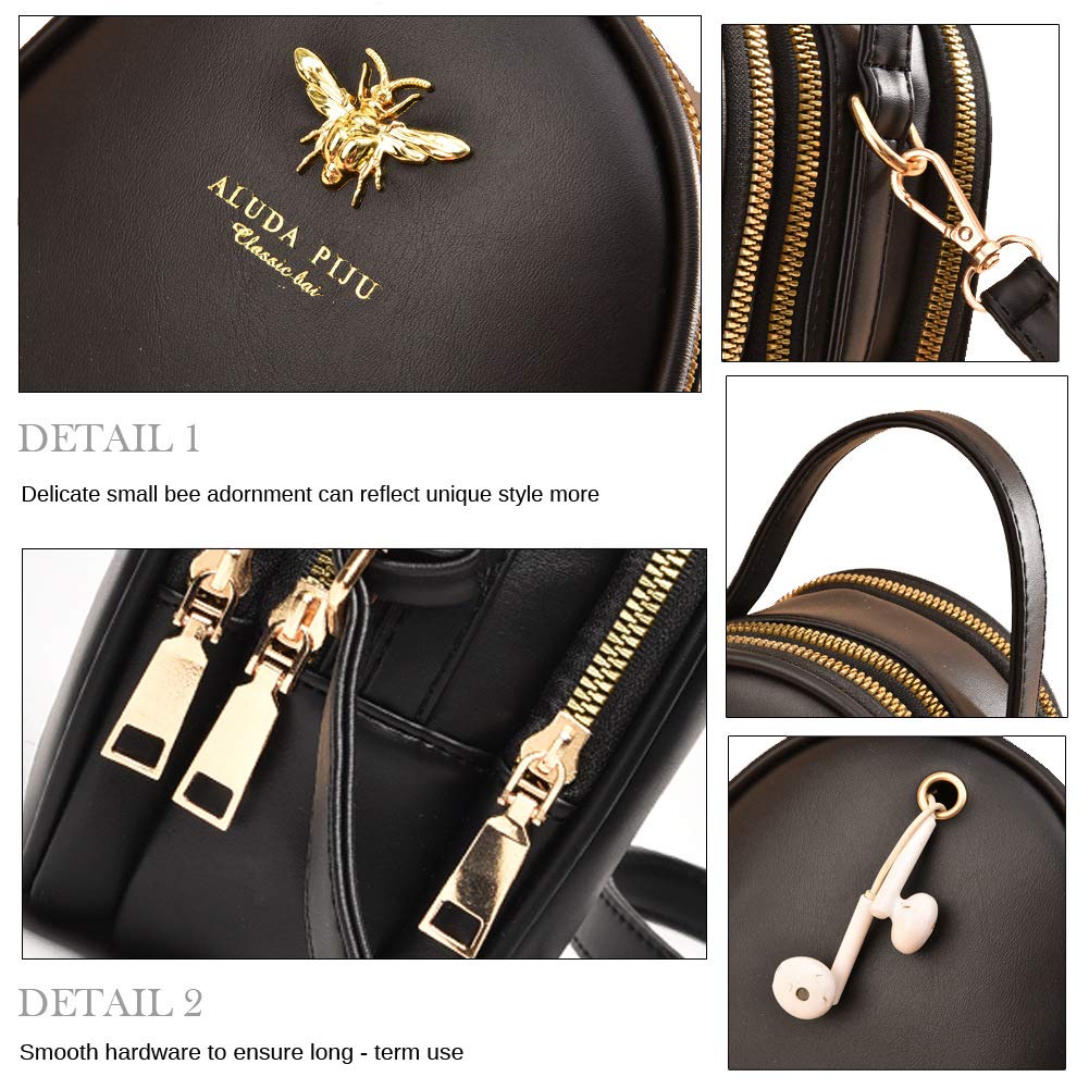 Small Crossbody Bags Shoulder Bag for Women Stylish Ladies Messenger Bags Purse and Handbags Wallet 0-black