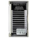 Ellipse Lashes 0.15mm Flat Thickness D Curl Length 11mm Eyelashes Extensions Single Size For Lash Extension(Ellipse,Flat0.15,D,11mm)